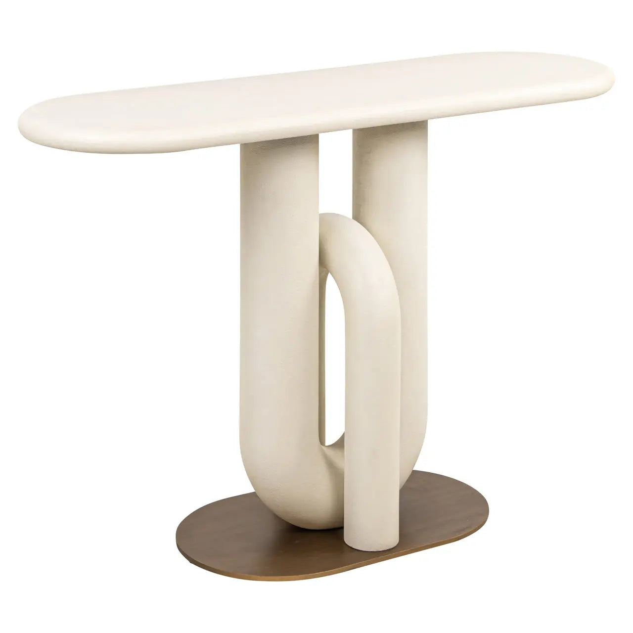 Richmond Interiors Winslow Console in White  Nicholas John Interiors