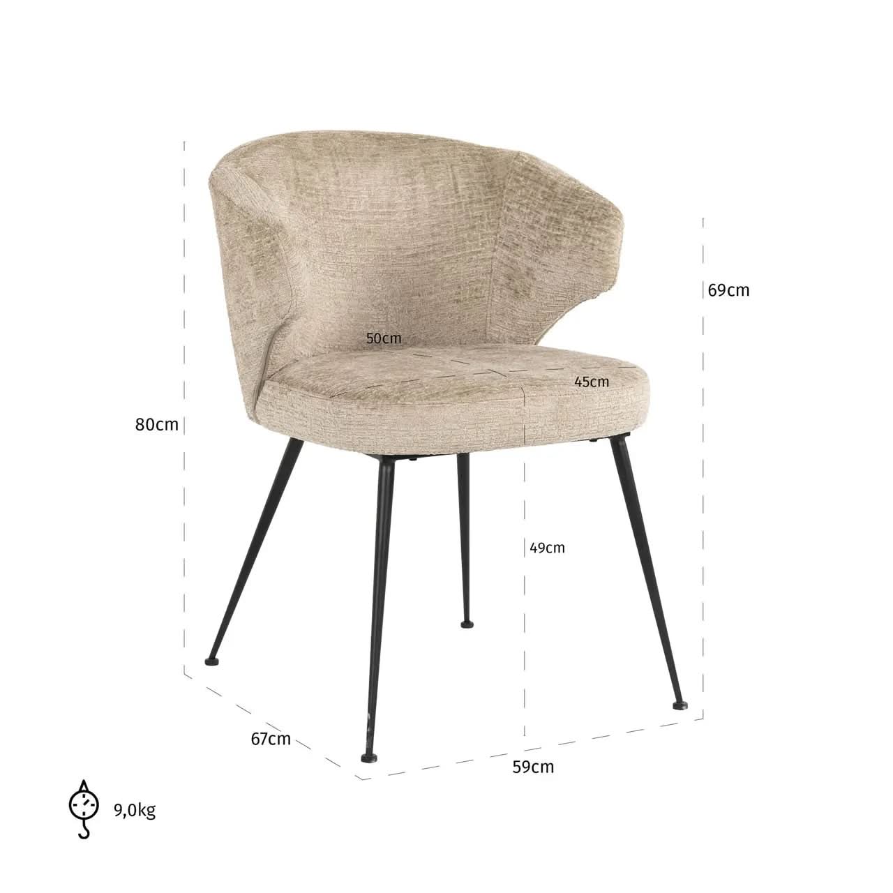 Richmond Interiors Xandra Chair in Desert Fusion   Nicholas John Interiors