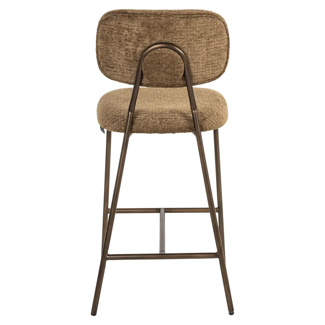 Richmond Interiors Xenia Counter Stool in Brandy Fusion (Set of 2)   Nicholas John Interiors