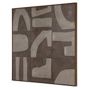 Richmond Interiors Zenith Sand Left Wall Art   Nicholas John Interiors