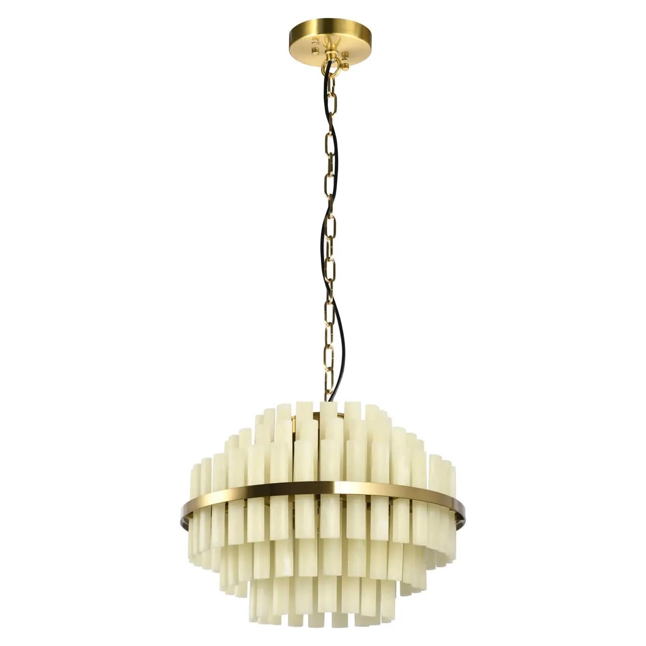 Richmond Interiors Zerine White Chandelier   Nicholas John Interiors