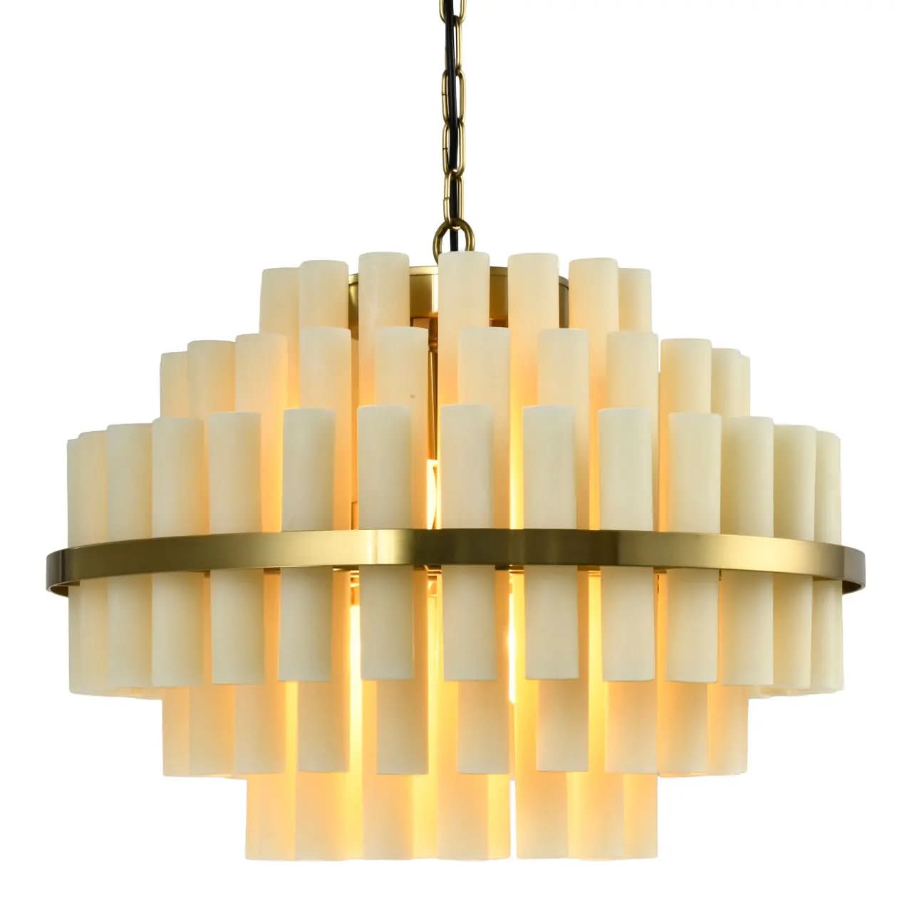 Richmond Interiors Zerine White Chandelier   Nicholas John Interiors