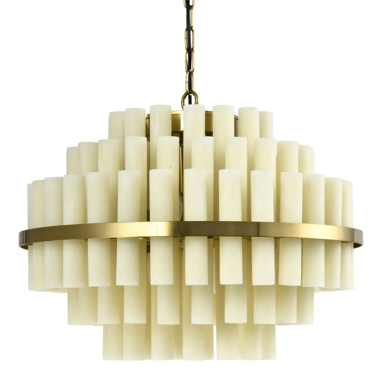 Richmond Interiors Zerine White Chandelier   Nicholas John Interiors