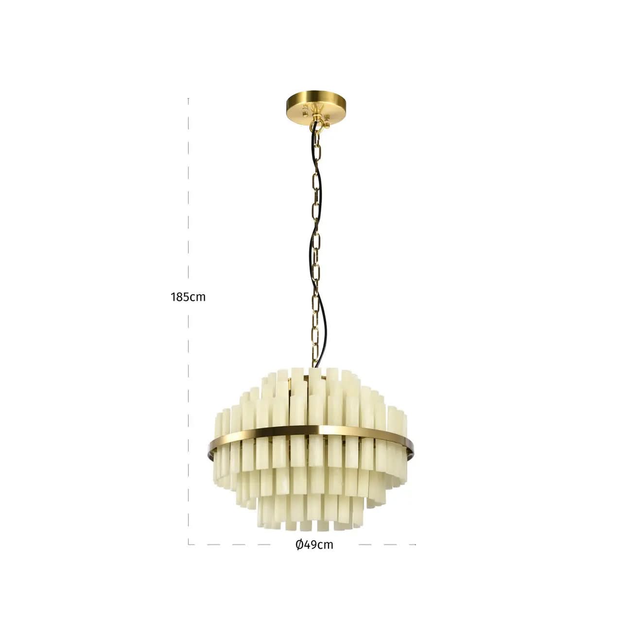 Richmond Interiors Zerine White Chandelier   Nicholas John Interiors