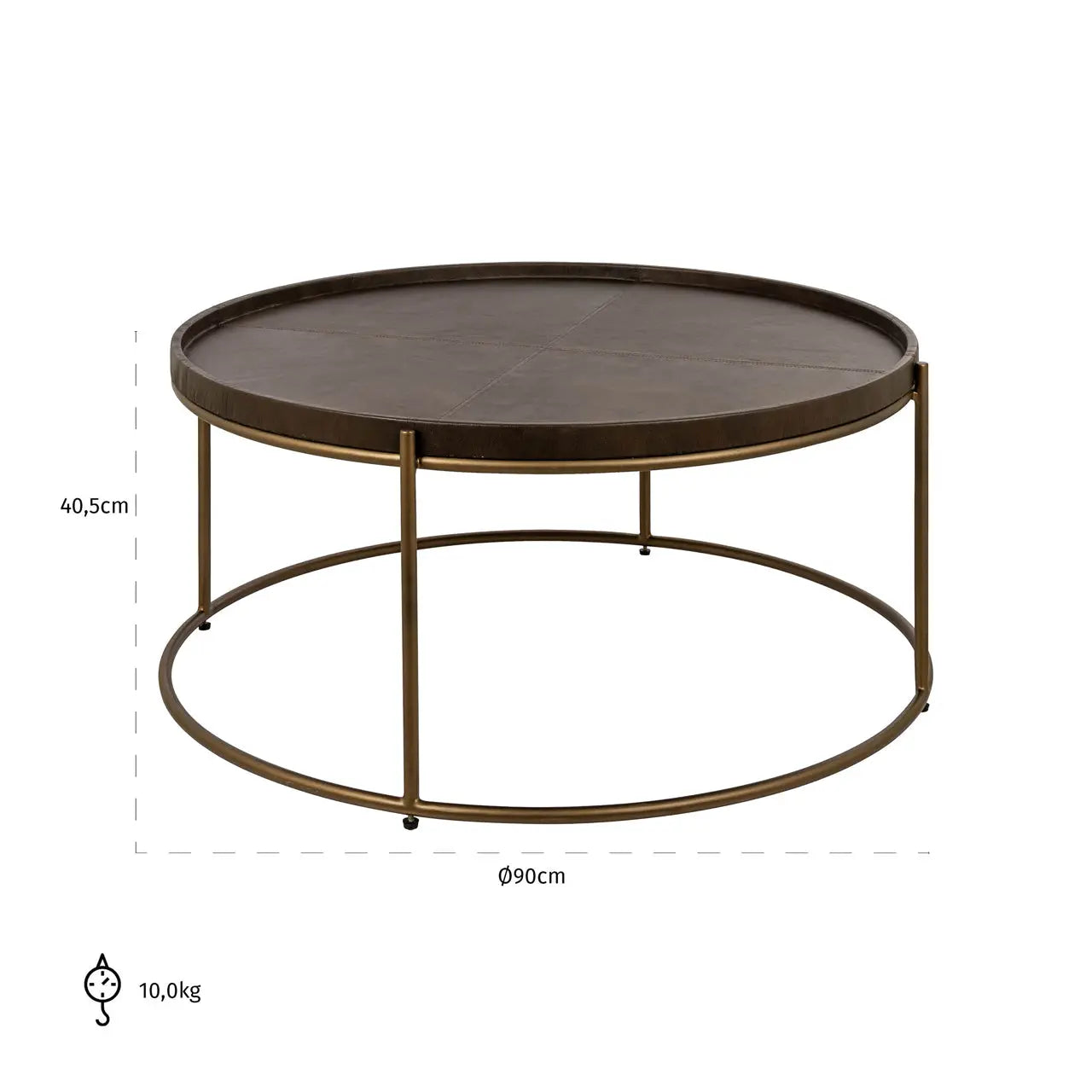Richmond Interiors Zillon Coffee Table in Brown