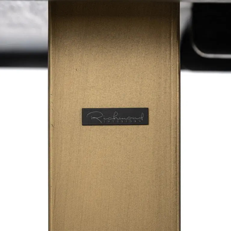 Richmond Interiors Luxor Diamond Dining Table in Brown  Nicholas John Interiors