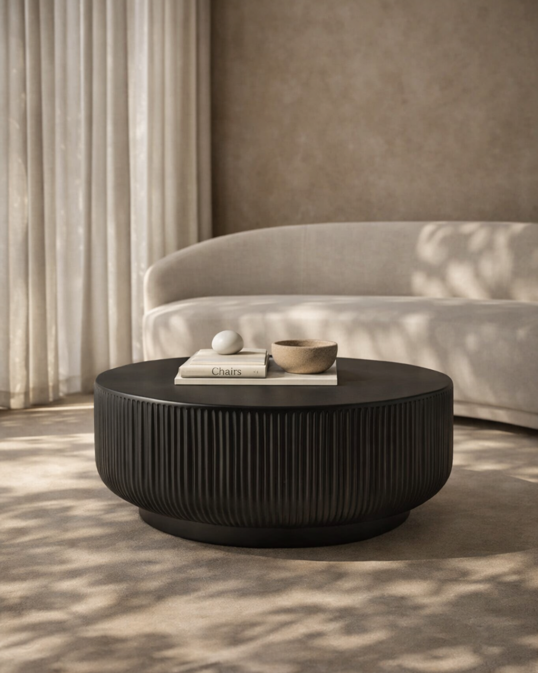 Ridge Coffee Table - Black   Nicholas John Interiors