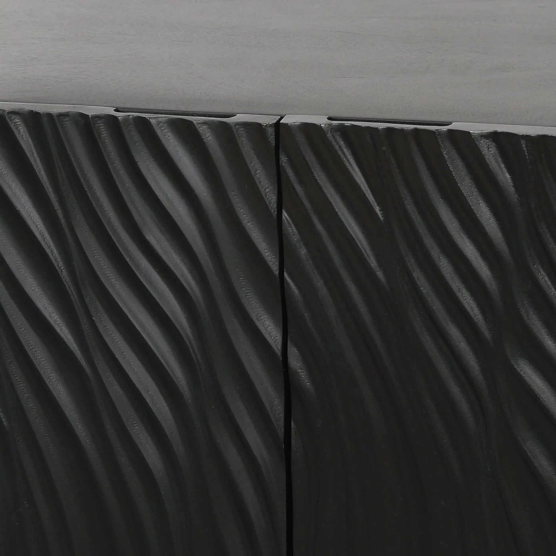 Ripples Black Painted Sideboard   Nicholas John Interiors