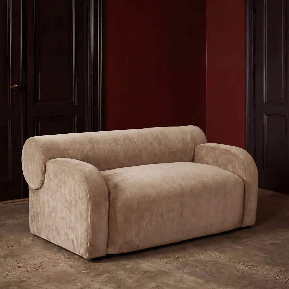 Ashford & Grey Rivolli Sandy 3 Seater Sofa