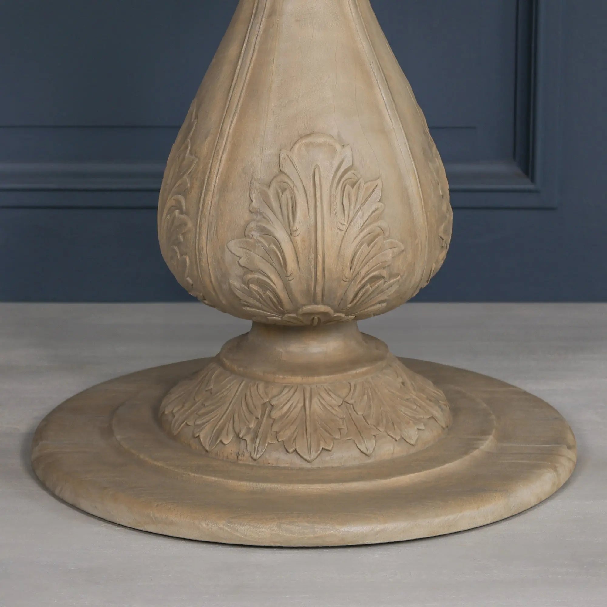 Rustic Light Wood 150cm Round Acorn Dining Table   Nicholas John Interiors