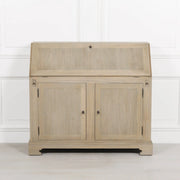 Rustic Wooden Bureau Desk   Nicholas John Interiors