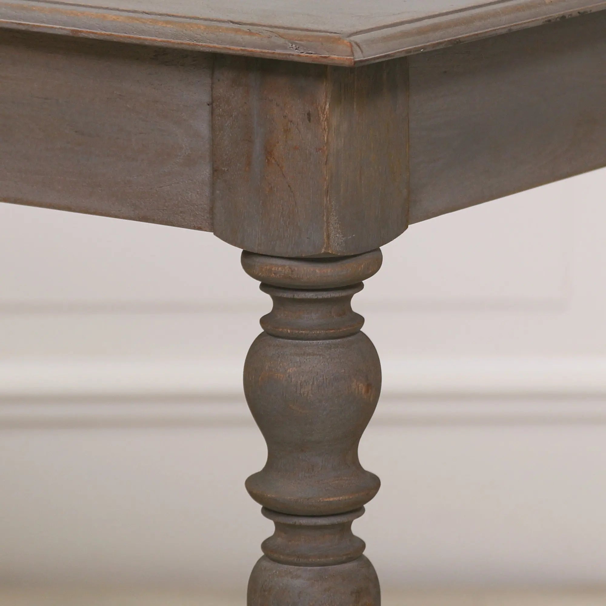 Rustic Wooden Column Leg Console Table – Handcrafted Solid Wood Hall Table   Nicholas John Interiors