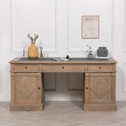 Rustic Wooden Desk   Nicholas John Interiors