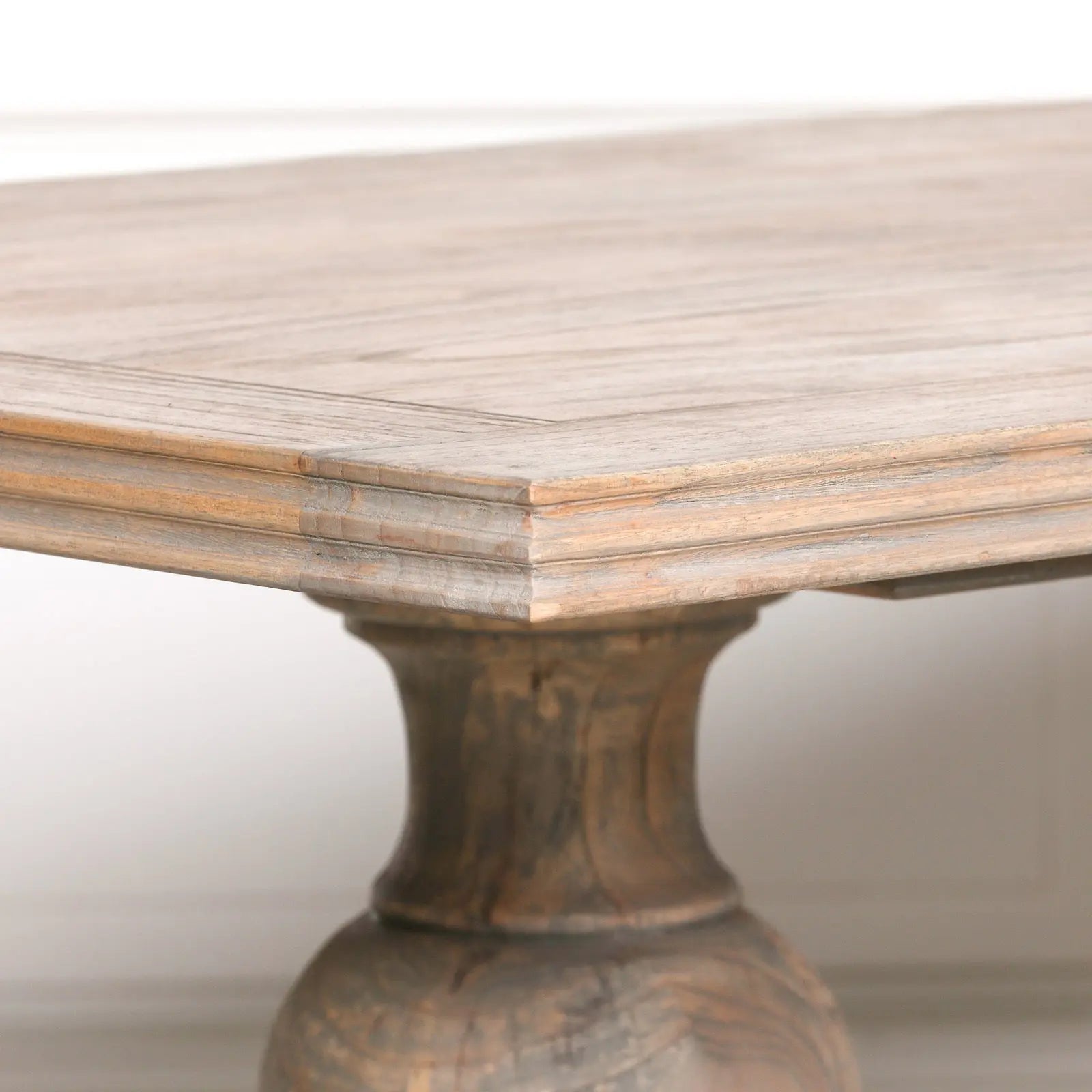 Rustic Wooden Dining Table 240cm – Handcrafted Rectangular Dining Table   Nicholas John Interiors