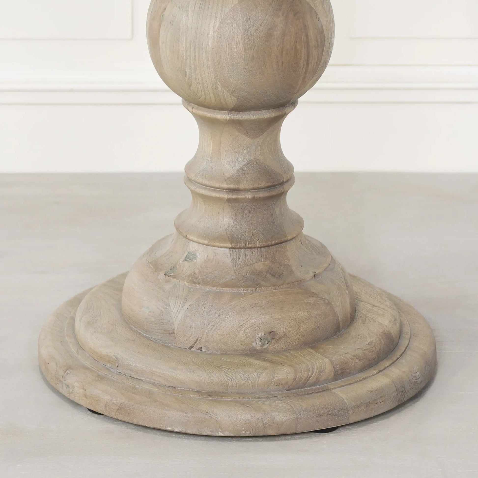 Rustic Wooden Round Dining Table 120cm   Nicholas John Interiors