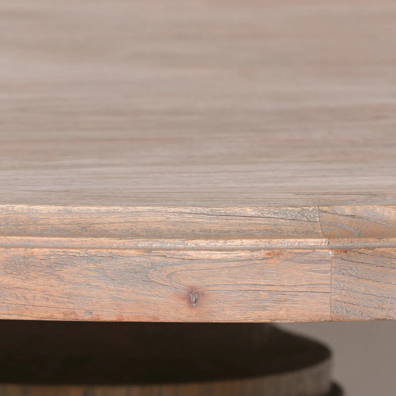 Rustic Wooden Round Dining Table 162cm – Handcrafted Mango Wood Table   Nicholas John Interiors