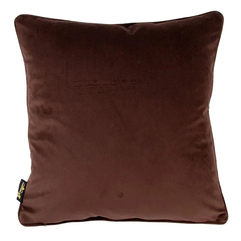Paul Moneypenny Damnhot Choc Cushion  Nicholas John Interiors