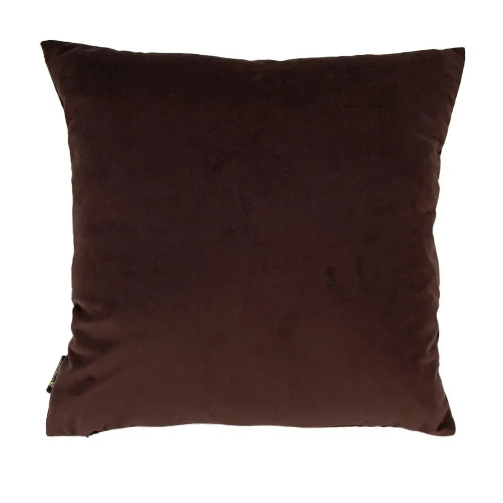 Paul Moneypenny Tiedup Choc Cushion  Nicholas John Interiors