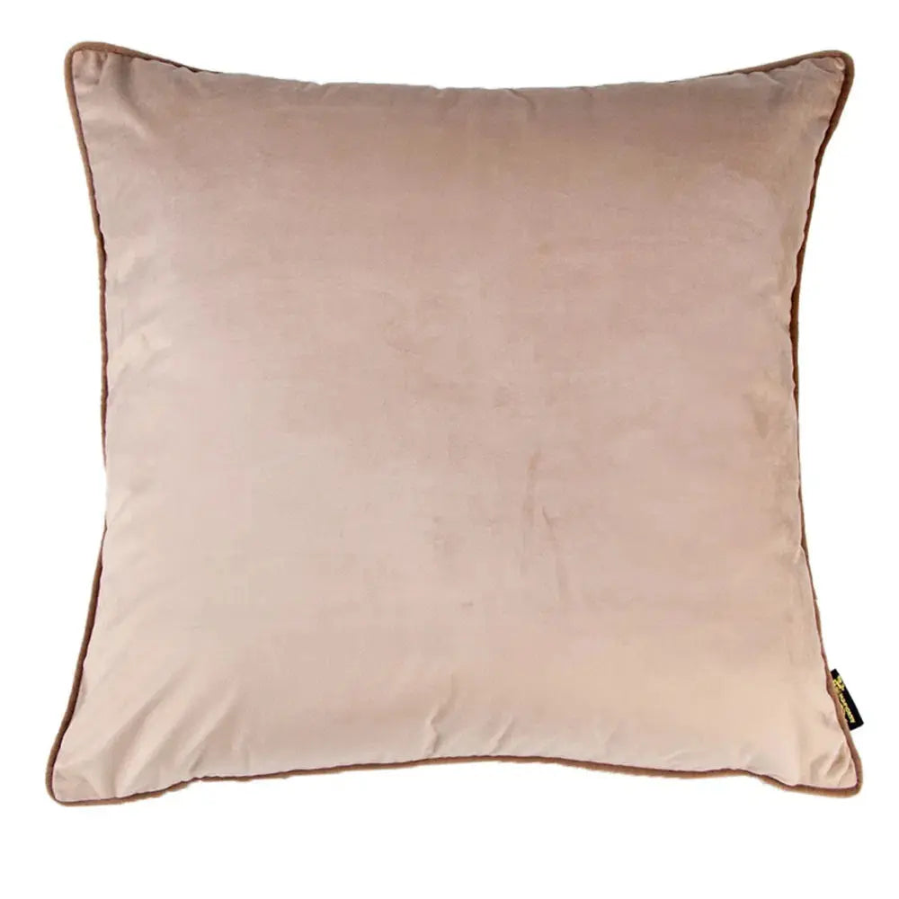 Paul Moneypenny Twofaced Choc And Taupe Cushion  Nicholas John Interiors
