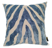Paul Moneypenny Zebedeedodah Blue Cushion  Nicholas John Interiors