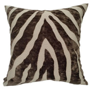 Paul Moneypenny Zebedeedodah Choc Cushion  Nicholas John Interiors