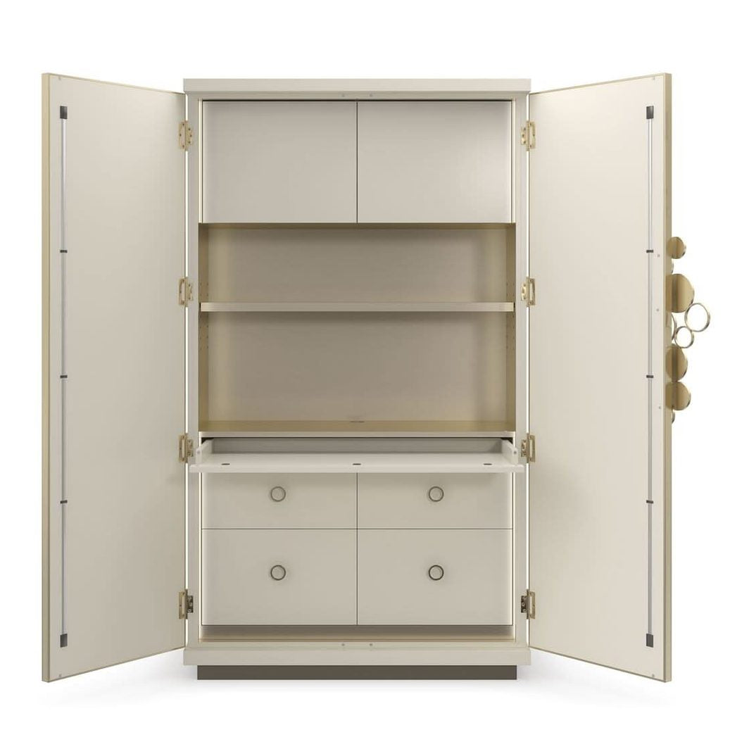Caracole Skyscraper Cabinet   Nicholas John Interiors