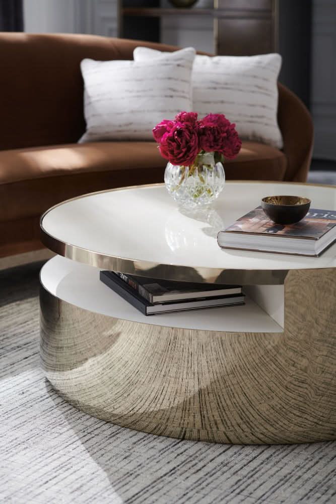 Caracole Turn Style Coffee Table   Nicholas John Interiors