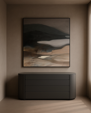 Tommy Franks Sims Dresser - Matte Dark Grey   Nicholas John Interiors