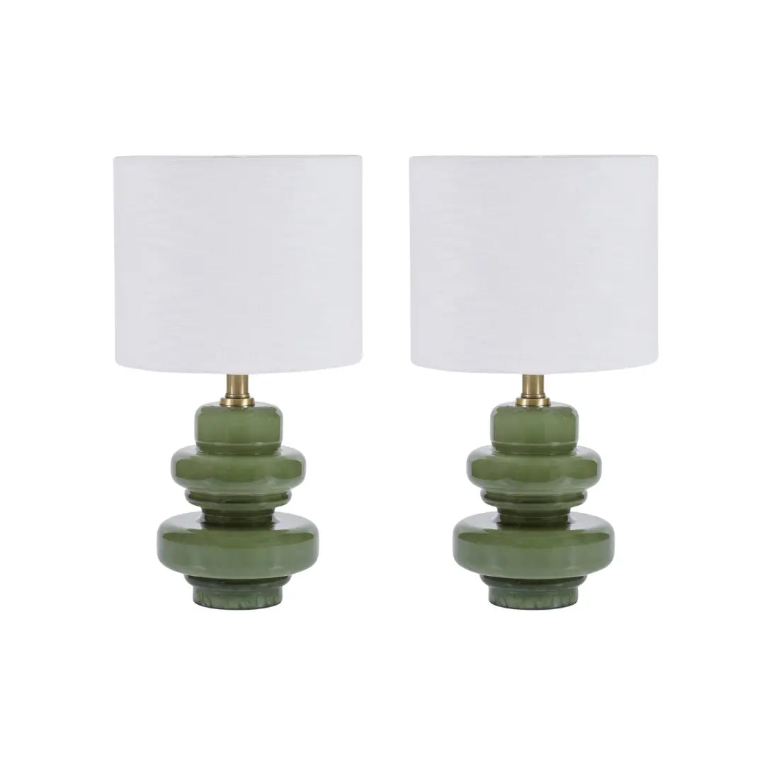 Mindy Brownes Safio Set of 2 Lamps in Green
