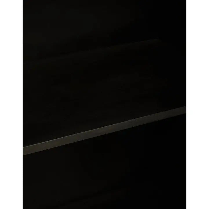 Saina Two Door Gold and Silver Chevron Cabinet   Nicholas John Interiors