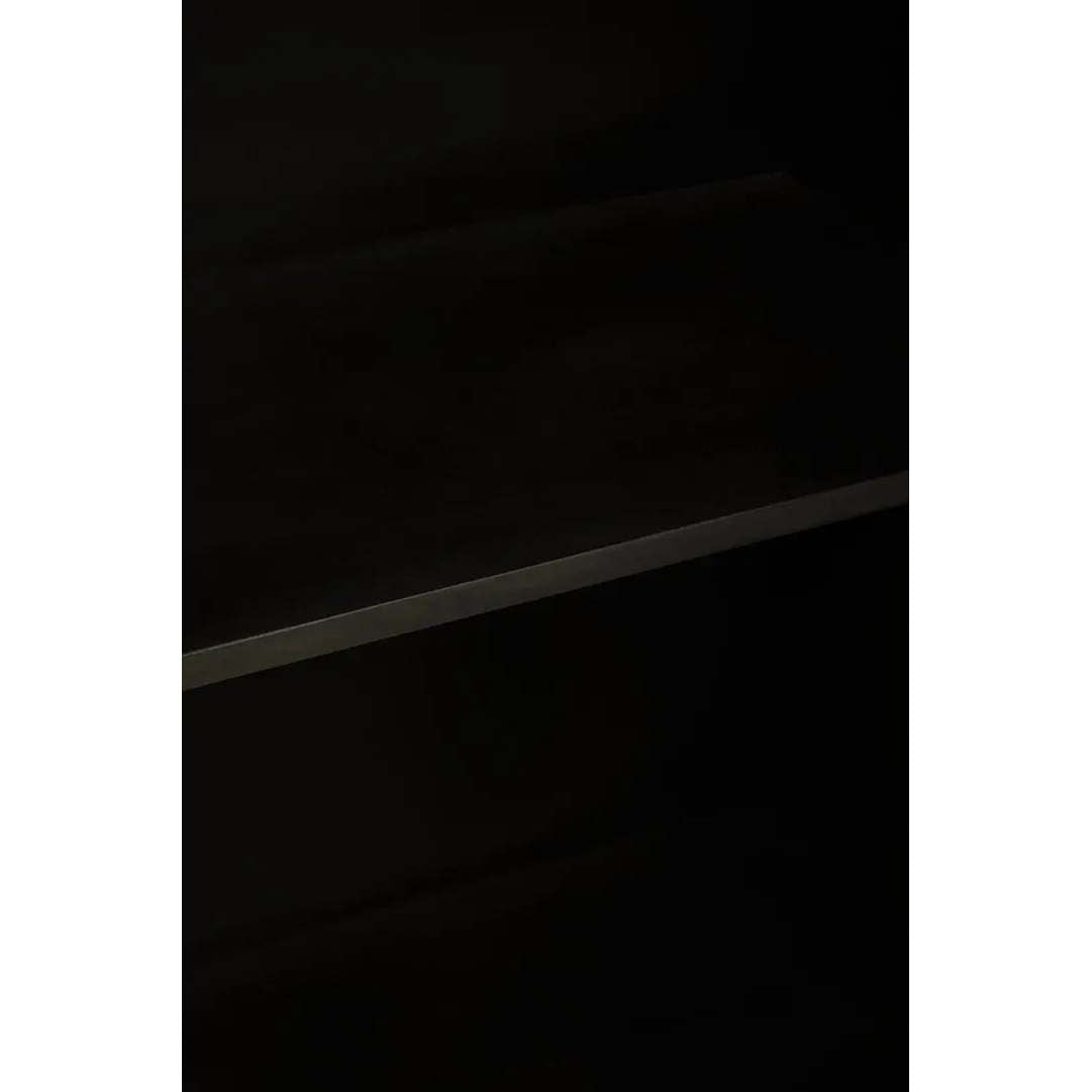 Saina Two Door Gold and Silver Chevron Cabinet   Nicholas John Interiors