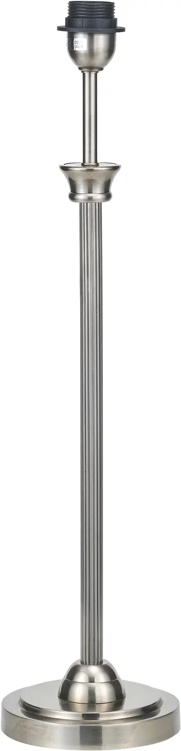 Salvatore Antique Silver Metal Table Lamp Base   Nicholas John Interiors