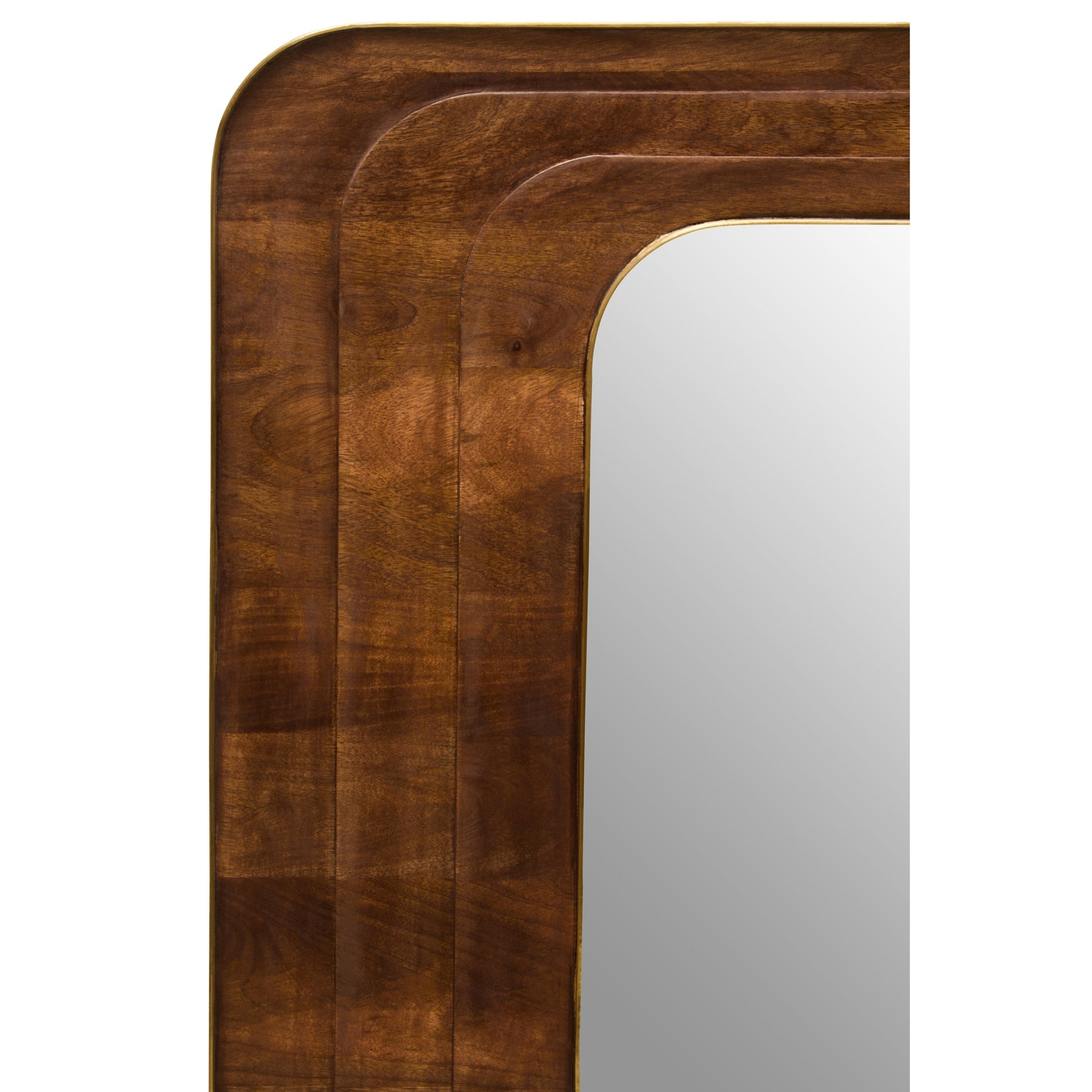 Sangra Mango Wood Carved Wall Mirror  Nicholas John Interiors