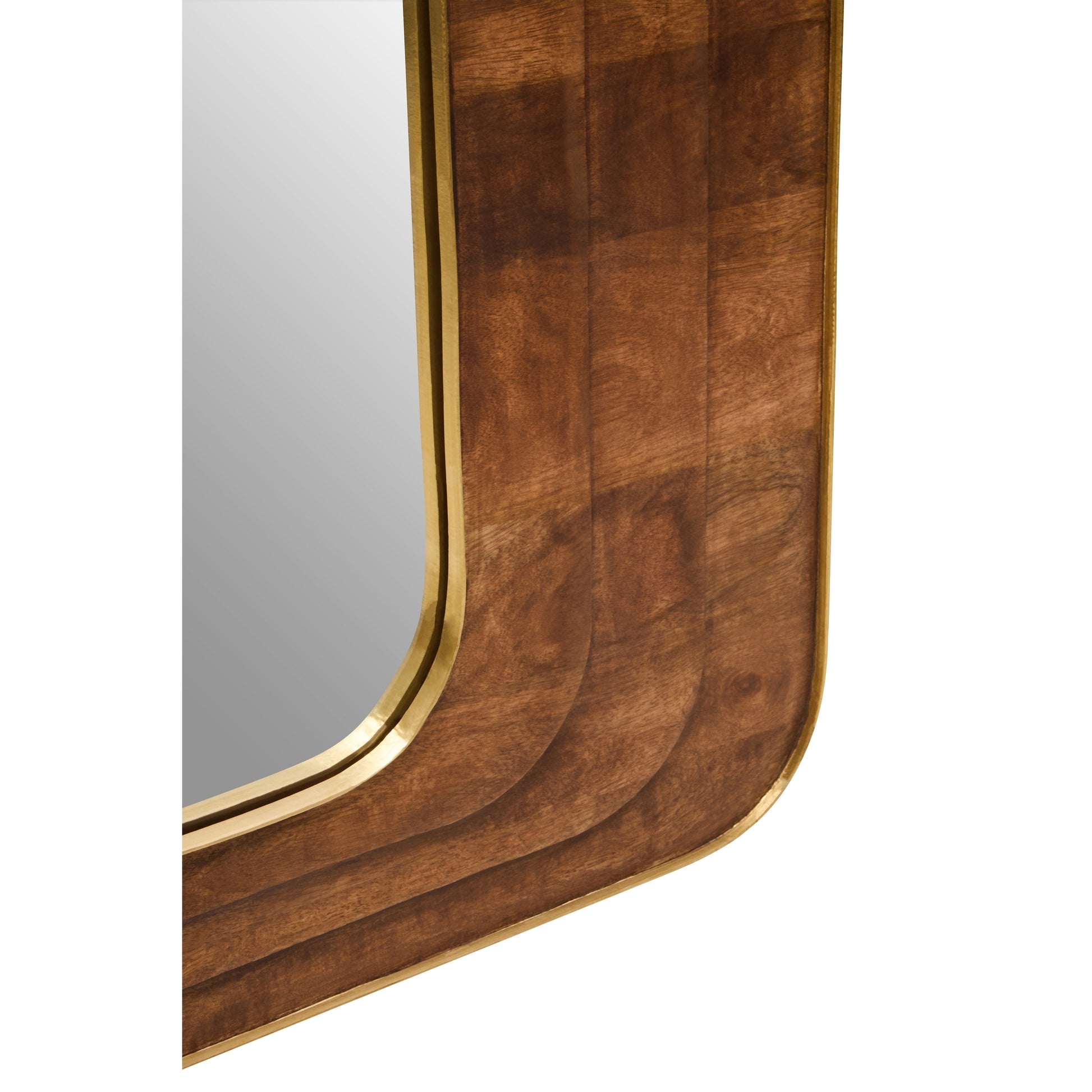 Sangra Mango Wood Carved Wall Mirror  Nicholas John Interiors