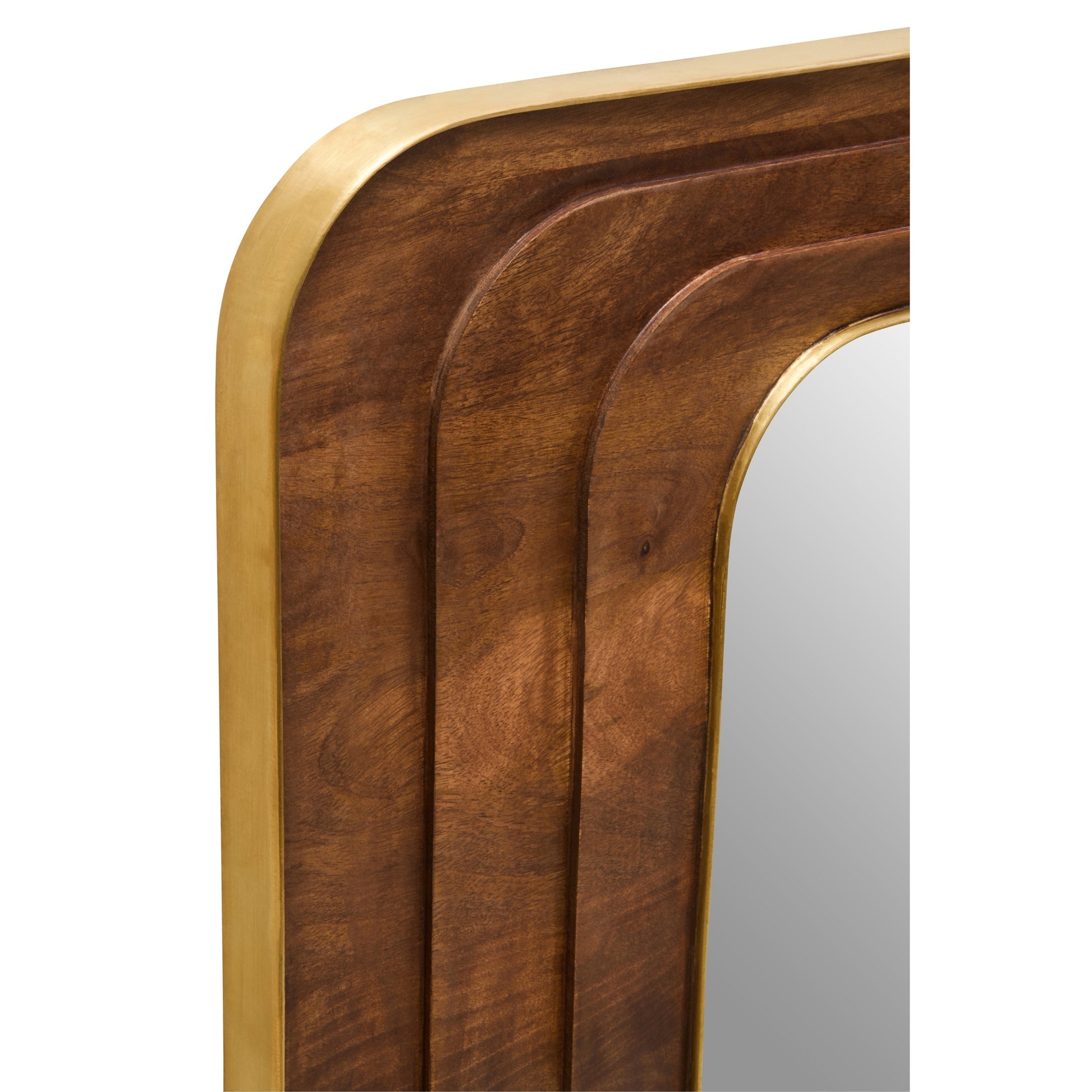 Sangra Mango Wood Carved Wall Mirror  Nicholas John Interiors