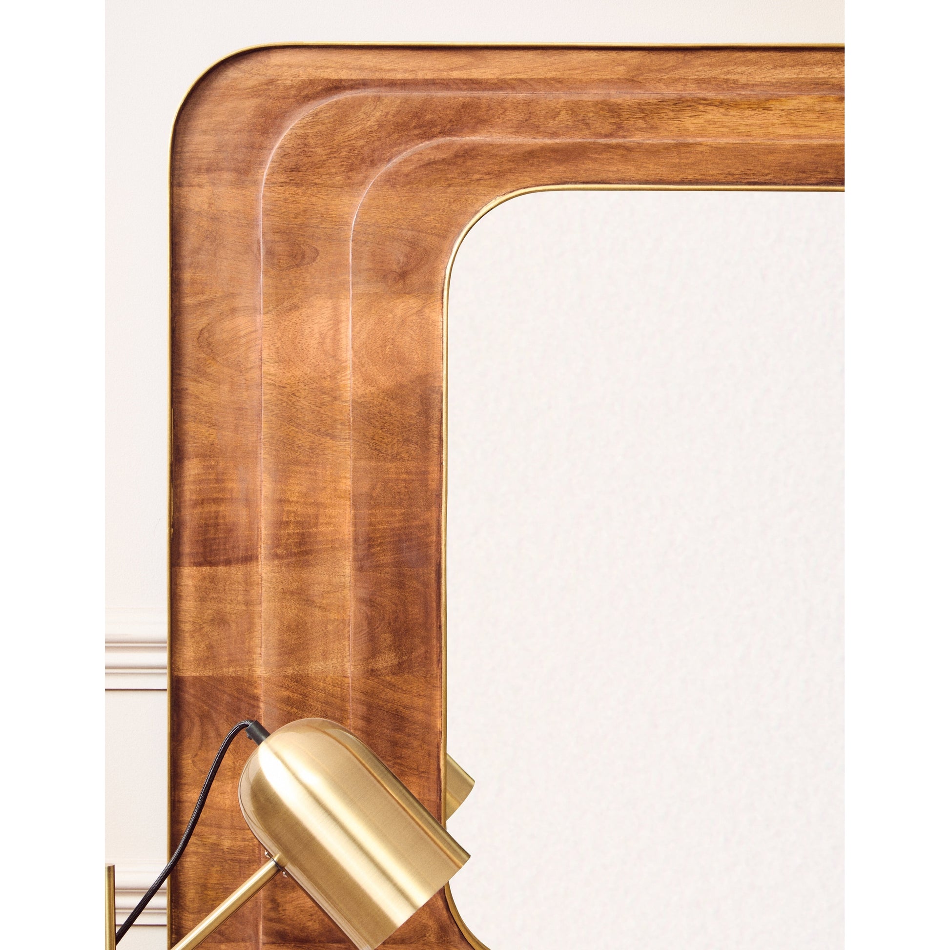 Sangra Mango Wood Carved Wall Mirror  Nicholas John Interiors