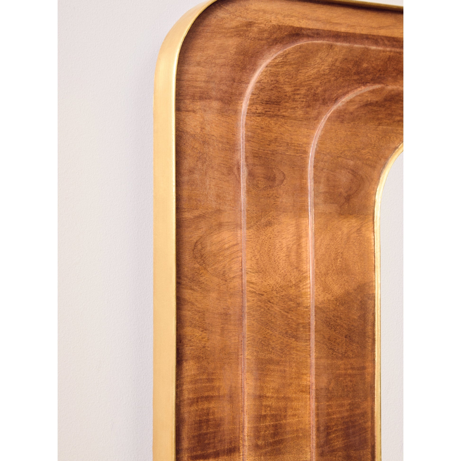 Sangra Mango Wood Carved Wall Mirror  Nicholas John Interiors