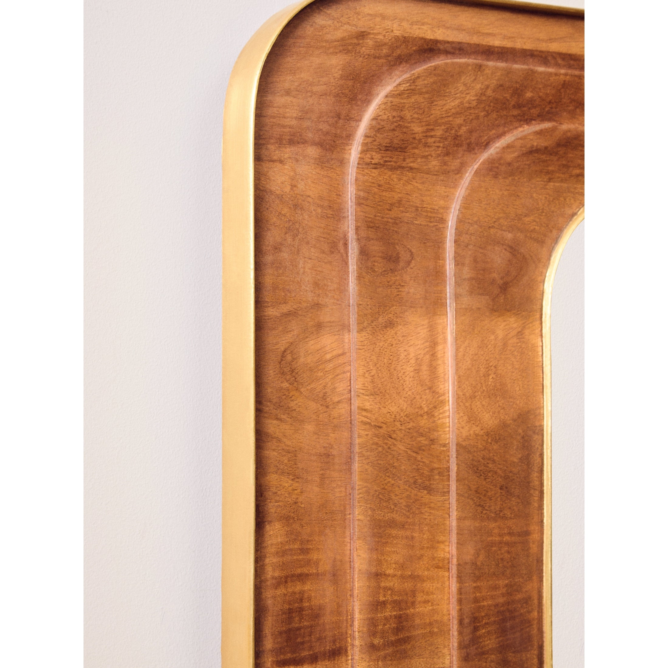 Sangra Mango Wood Carved Wall Mirror  Nicholas John Interiors