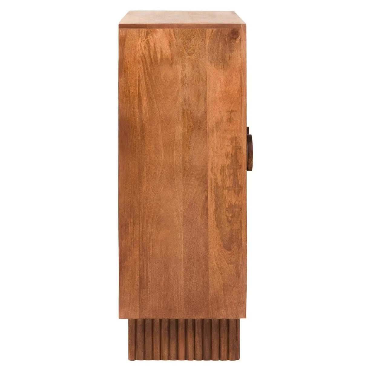 Sangra Two Door Mango Wood Carved Cabinet