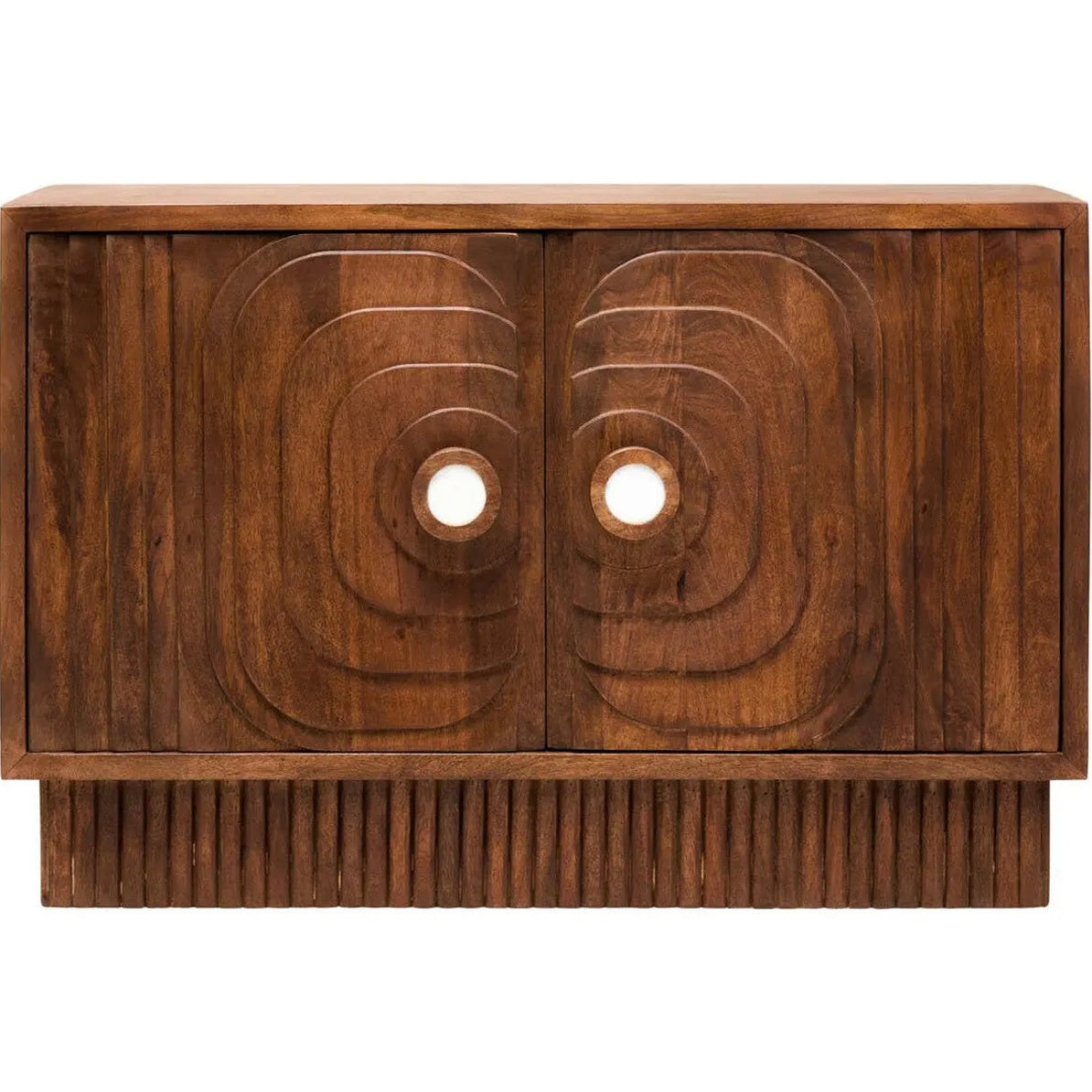 Sangra Two Door Mango Wood Carved Sideboard