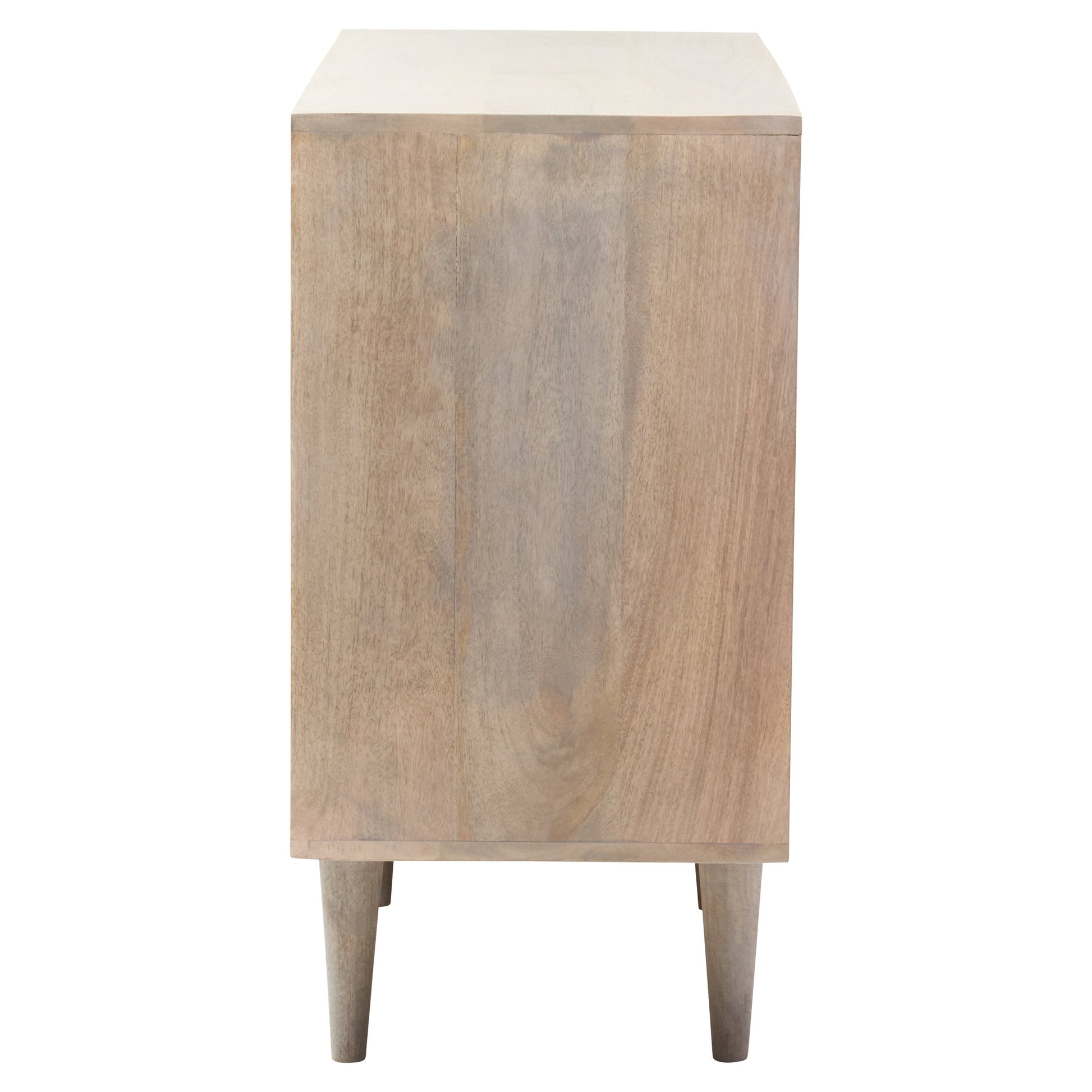 Santara Two Door Greywash Carved Mango Wood Sideboard  Nicholas John Interiors