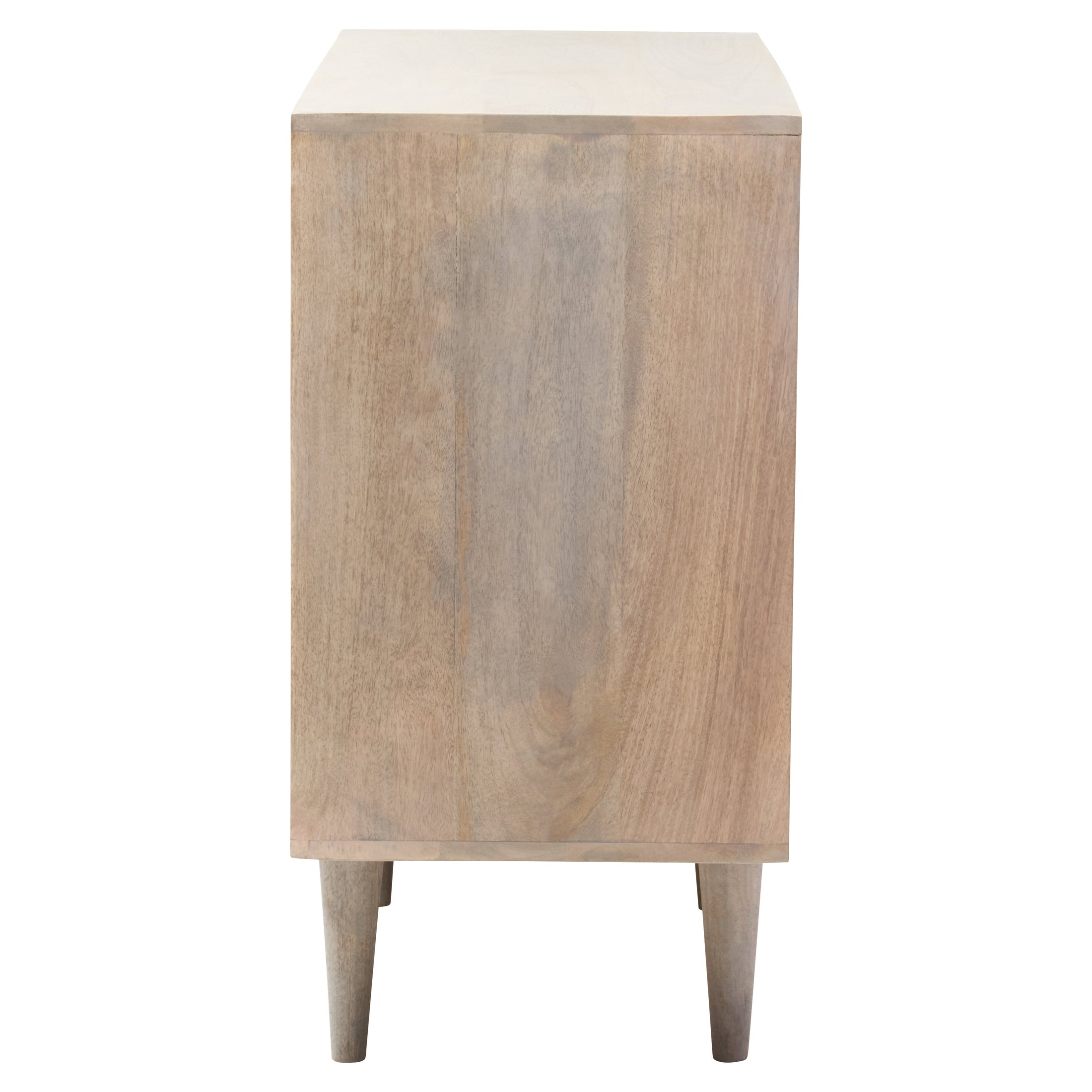 Santara Two Door Greywash Carved Mango Wood Sideboard  Nicholas John Interiors