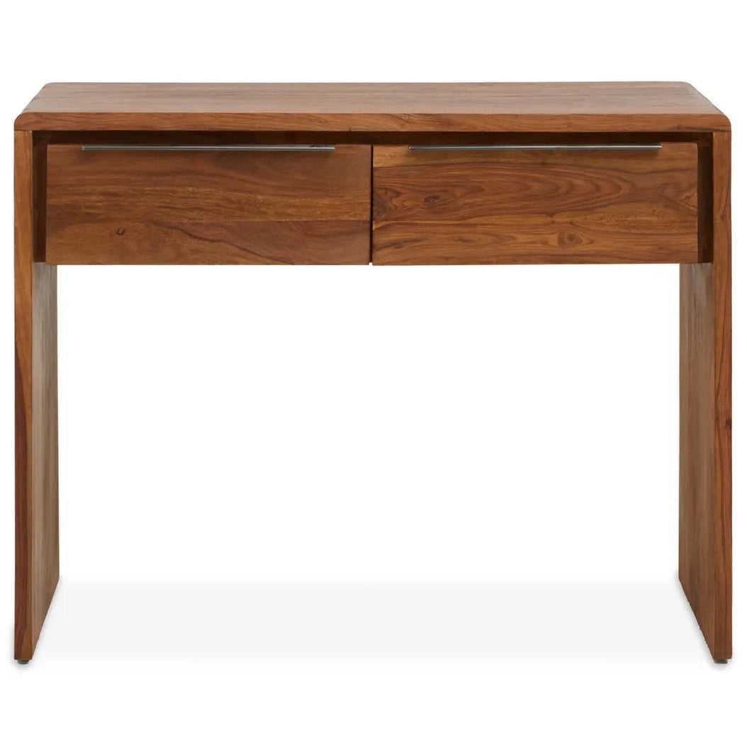 Sarahi Two Door Sheesham And Acacia Console Table   Nicholas John Interiors