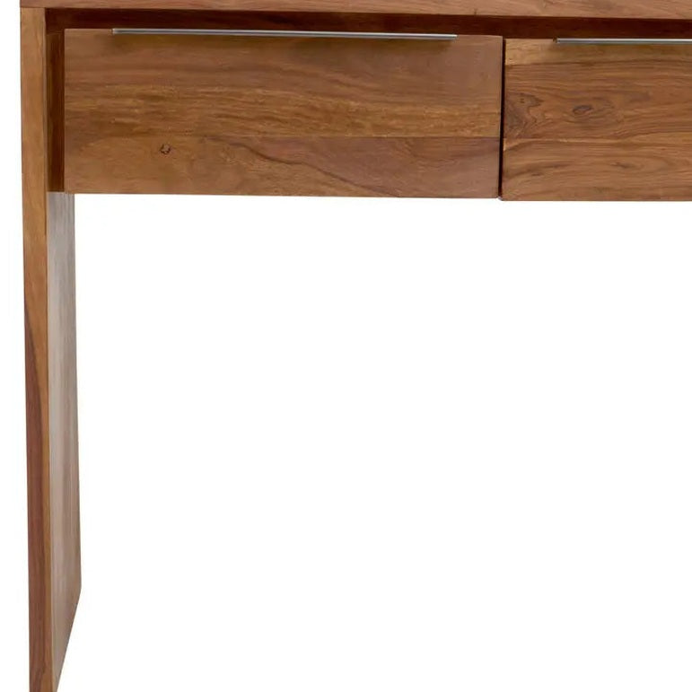 Sarahi Two Door Sheesham And Acacia Console Table   Nicholas John Interiors