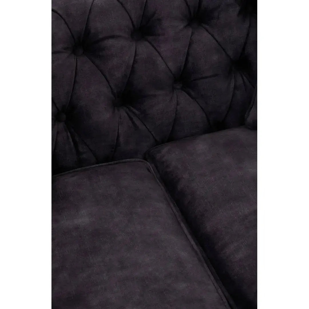 Sarina Two Seat Grey Velvet Sofa   Nicholas John Interiors