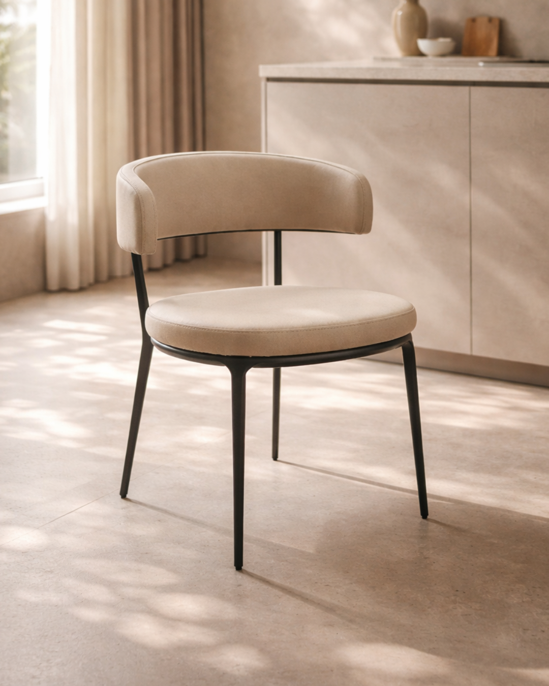 Satori Dining Chair - Dark Marble   Nicholas John Interiors