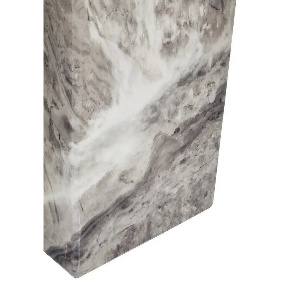 Savanno Grey Marble Console Table   Nicholas John Interiors