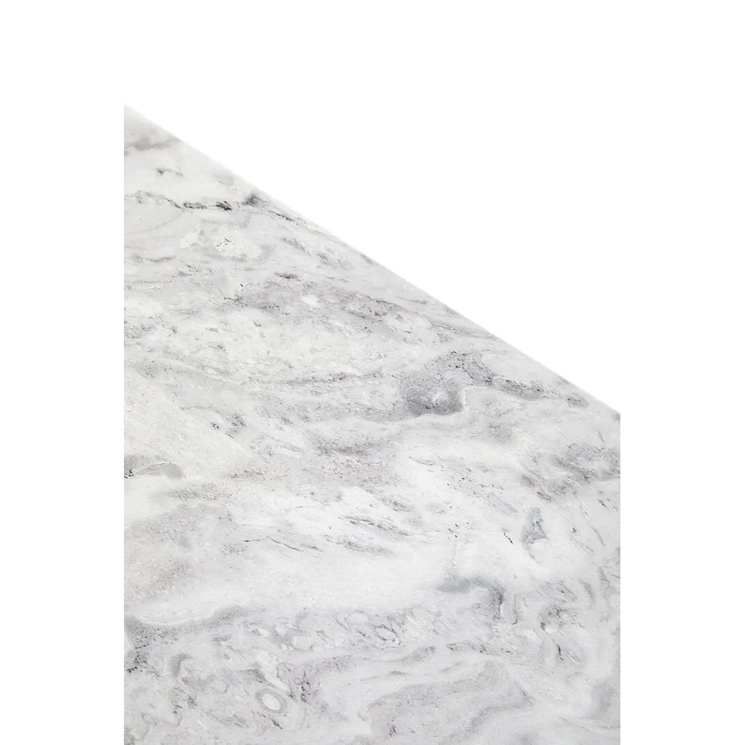 Savanno Grey Marble Side Table   Nicholas John Interiors