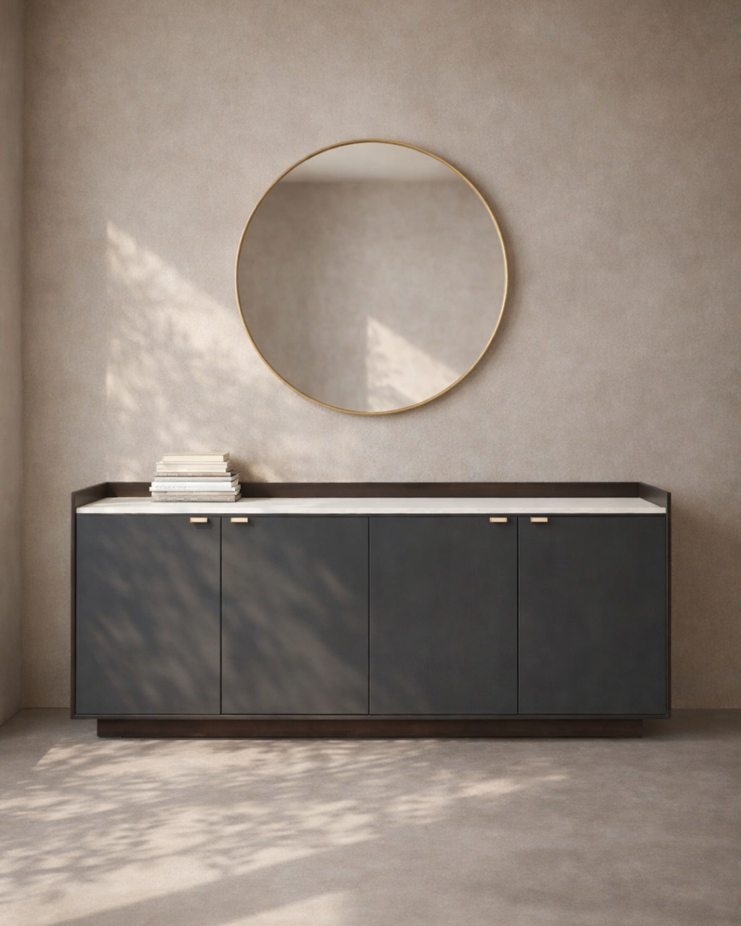 Tommy Franks Saviour Buffet - Anthracite   Nicholas John Interiors