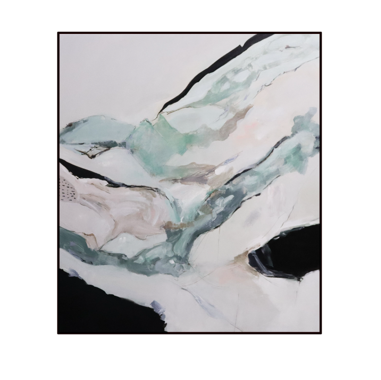 Tommy Franks Green Mist Art   Nicholas John Interiors